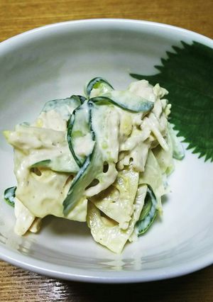 からし蓮根のサラダ-レシピのメイン写真
