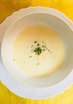 塩酒粕で♪ほっこりホワイトアスパラスープ-レシピのメイン写真