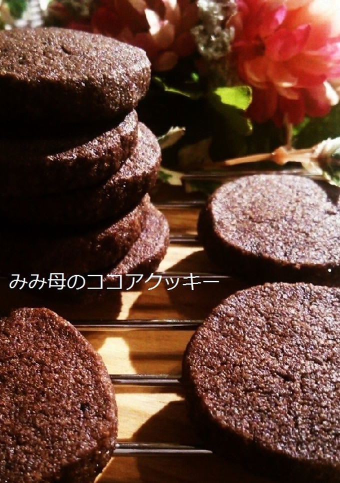 簡単なのに本格☆ココアクッキー♡父の日-レシピのメイン写真