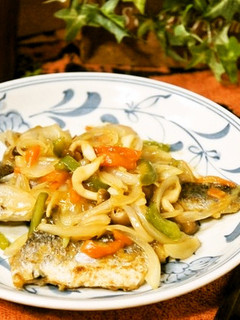 爽やか♪フライパンde鰆の野菜あんかけ-レシピのメイン写真