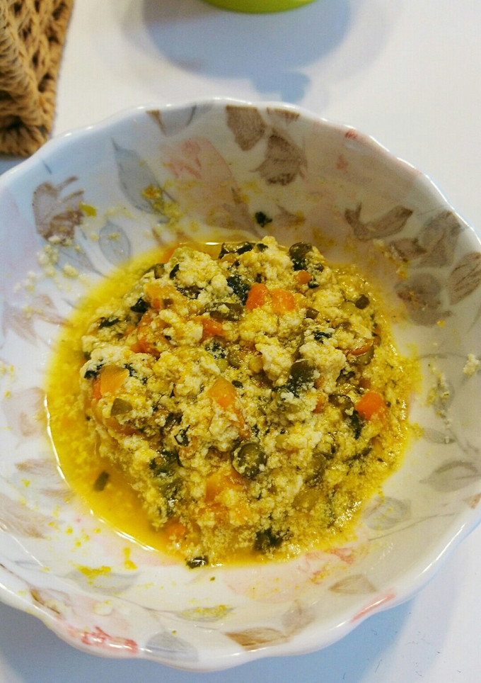 【離乳食】中期～ 粉豆腐と野菜の和え物-レシピのメイン写真