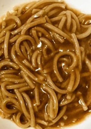 母親の介護食・嚥下食にカレー蕎麦-レシピのメイン写真