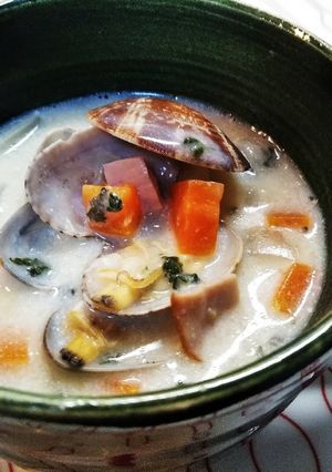 アサリのクラムチャウダー♪-レシピのメイン写真
