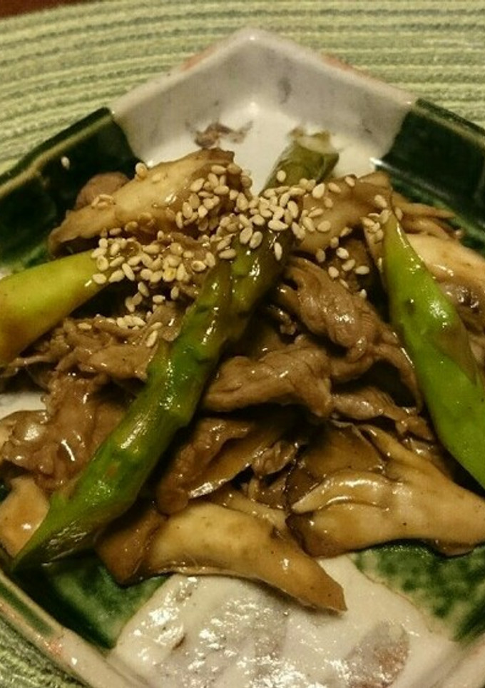 牛肉と舞茸の炒めソース煮-レシピのメイン写真