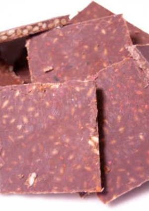 甘くないバレンタインにピリ辛ゴマチョコ-レシピのメイン写真