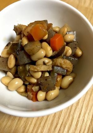 余り野菜も乾物も！常備菜の五目豆♡-レシピのメイン写真