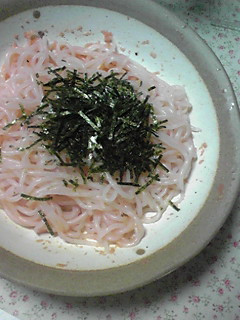 白滝で!超簡単ヘルシー明太子パスタ★-レシピのメイン写真