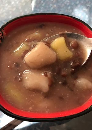 甘酒風味のぜんざい-レシピのメイン写真