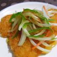 お惣菜屋さんの白身魚の甘酢あんかけ♪