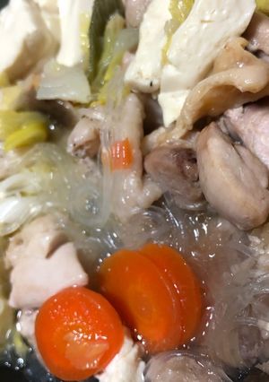 水炊きからの梅たまご雑炊-レシピのメイン写真