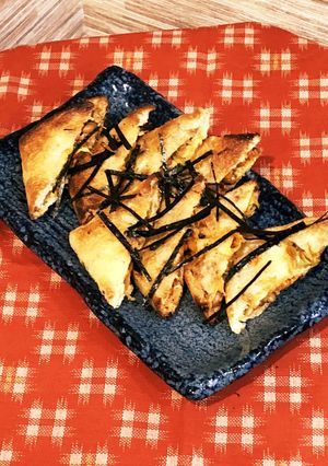 おつまみに一品♪キムチ納豆の挟み焼き-レシピのメイン写真