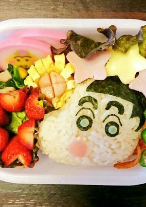 簡単 クレヨンしんちゃん キャラ弁-レシピのメイン写真