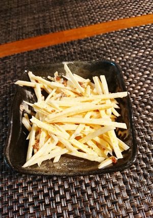 ヤーコンの食べるラー油サラダ-レシピのメイン写真
