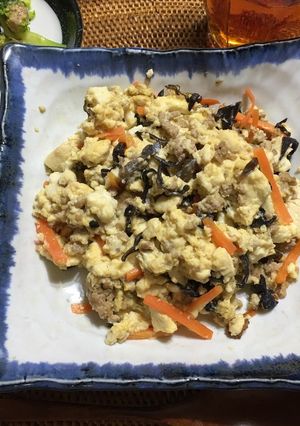 シンプルで優しい味の炒り豆腐-レシピのメイン写真