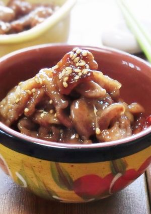 豚肉の甘酸っぱ佃煮-レシピのメイン写真