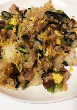【オイスターソースで】小松菜チャーハン-レシピのメイン写真