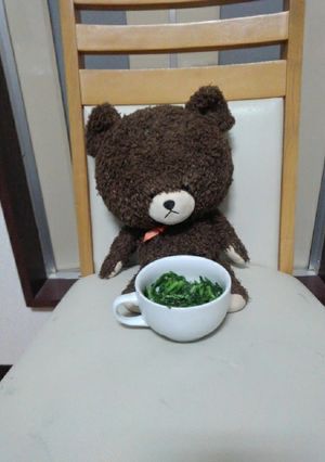 菊菜のニンニク味噌あえ-レシピのメイン写真