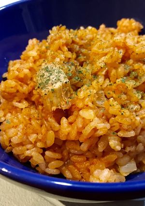 炊飯器で簡単☆トマトジュースのツナピラフ-レシピのメイン写真