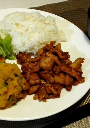甘味に驚き!塩のみ健康かぼちゃサラダ-レシピのメイン写真