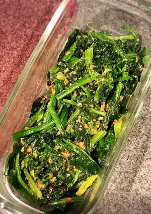 ほうれん草の胡麻和え 茅乃舎-レシピのメイン写真