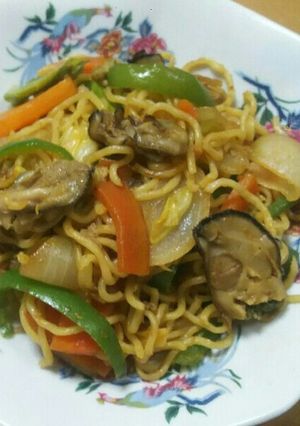 牡蠣のオイスター焼そば-レシピのメイン写真