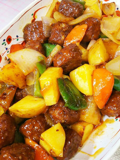 簡単時短♪市販の肉団子で甘酢炒め-レシピのメイン写真