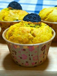 かぼちゃの煮物で♪簡単かぼちゃマフィン♡-レシピのメイン写真