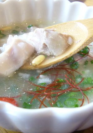 簡単感激！胃に優しい参鶏湯・サムゲタン粥-レシピのメイン写真