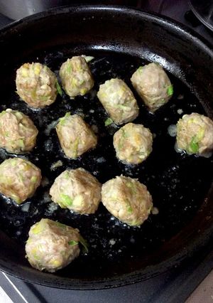 ジューシー肉だんご-レシピのメイン写真