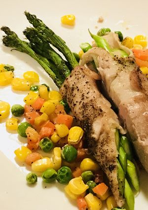 アスパラの豚肉巻のかんたんロースト-レシピのメイン写真