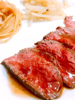 オーブン不要!簡単おいしいローストビーフ-レシピのメイン写真
