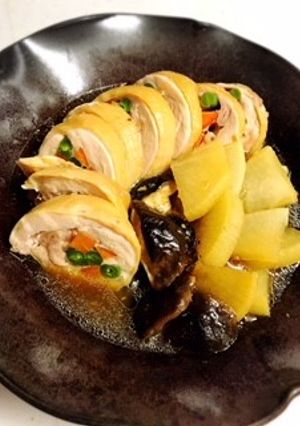 鶏肉も野菜巻き～レンジで圧力パック-レシピのメイン写真