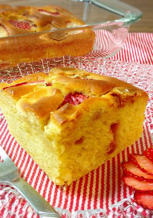 簡単♡ストロベリーチョコパウンドケーキ-レシピのメイン写真