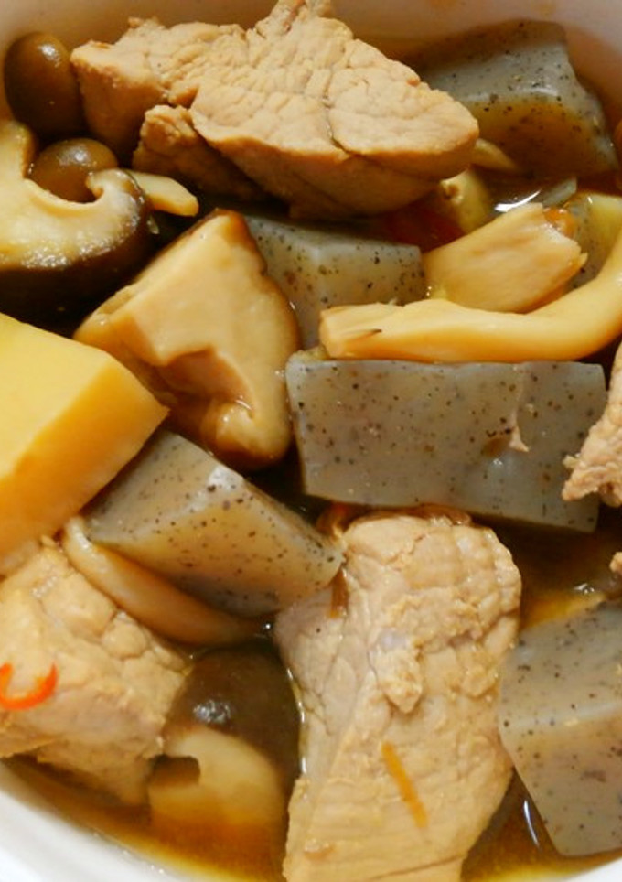 作り置き❀豚肉とたけのこ 蒟蒻の甘酢煮❀-レシピのメイン写真