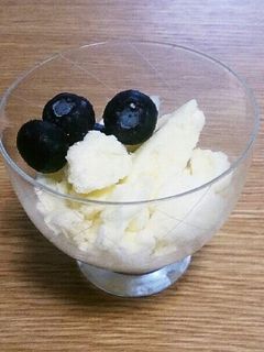 材料3つで簡単ギリシャヨーグルトアイス-レシピのメイン写真