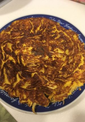もやしと昆布の佃煮のオムレツ-レシピのメイン写真