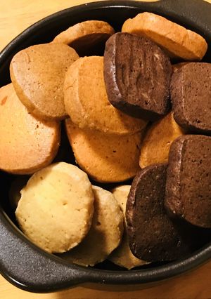 三色クッキー☆スクエア・クッキー-レシピのメイン写真