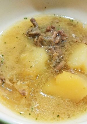 残りものの肉じゃが 具だくさんスープ-レシピのメイン写真