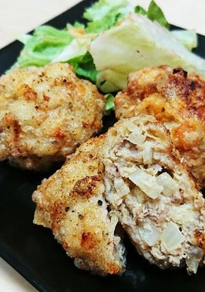 高野豆腐バーグ揚げ-レシピのメイン写真
