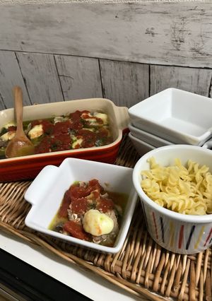 鯖の水煮缶で作る！マルゲリータ風-レシピのメイン写真