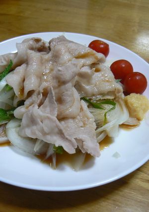 豚しゃぶと焼きなすのサラダ-レシピのメイン写真