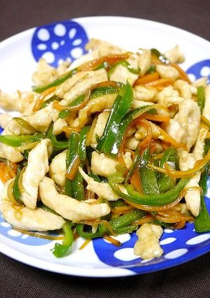簡単！鶏むねとピーマンの中華炒め-レシピのメイン写真