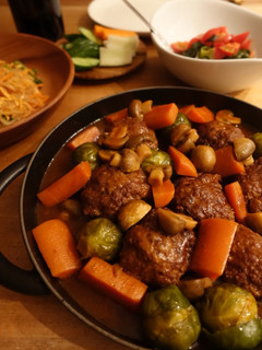 煮込みハンバーグ-レシピのメイン写真