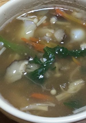 そばの実とゆり根の薬膳スープ♫-レシピのメイン写真