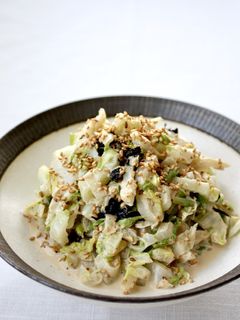 レンジで簡単!【白菜のごまマヨサラダ】-レシピのメイン写真