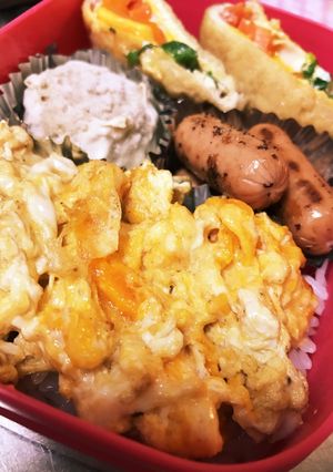 お弁当に♡朝ごはんに♡簡単マヨたま丼-レシピのメイン写真
