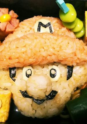 キャラ弁（マリオ）-レシピのメイン写真