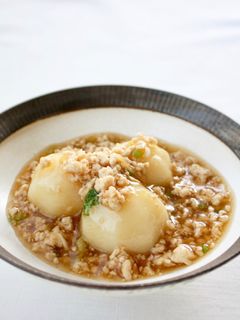 母の好きな【かぶのそぼろ煮】-レシピのメイン写真