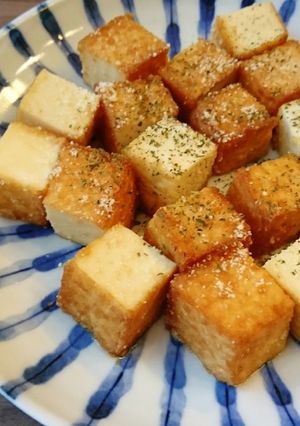 厚揚げのめんつゆパルメザンチーズ-レシピのメイン写真