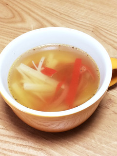超速30秒☆簡単美味しいカニカマスープ-レシピのメイン写真